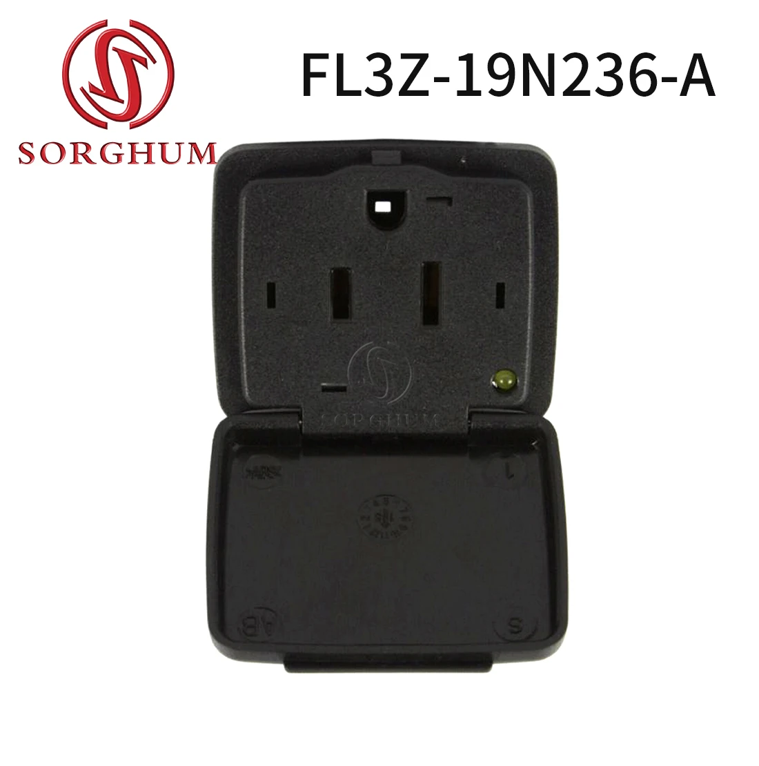 

SORGHUM FL3Z-19N236-A For 15-16 Ford F150 Center Console Rear 110V 150W Power USB Outlet Socket FL3Z19N236A FL3Z-9N236A Car Part