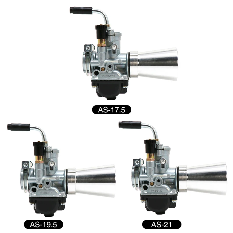 ALCON For Dellorto PHBG 17.5 19.5 21 AS Carburetor with Air Filter 50-100cc 4 Stroke Engine Motorcycle Accessories