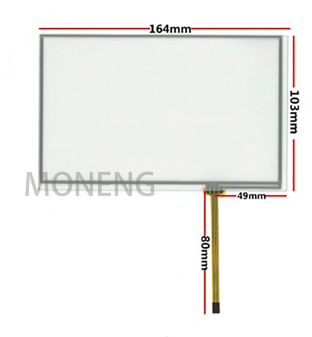 Imagem -06 - Painel Lcd Pode Ser Equipado com o Tela Táctil e a Placa do Motorista 100 Testado At070tn83 Pin V.1 800x480 Original o