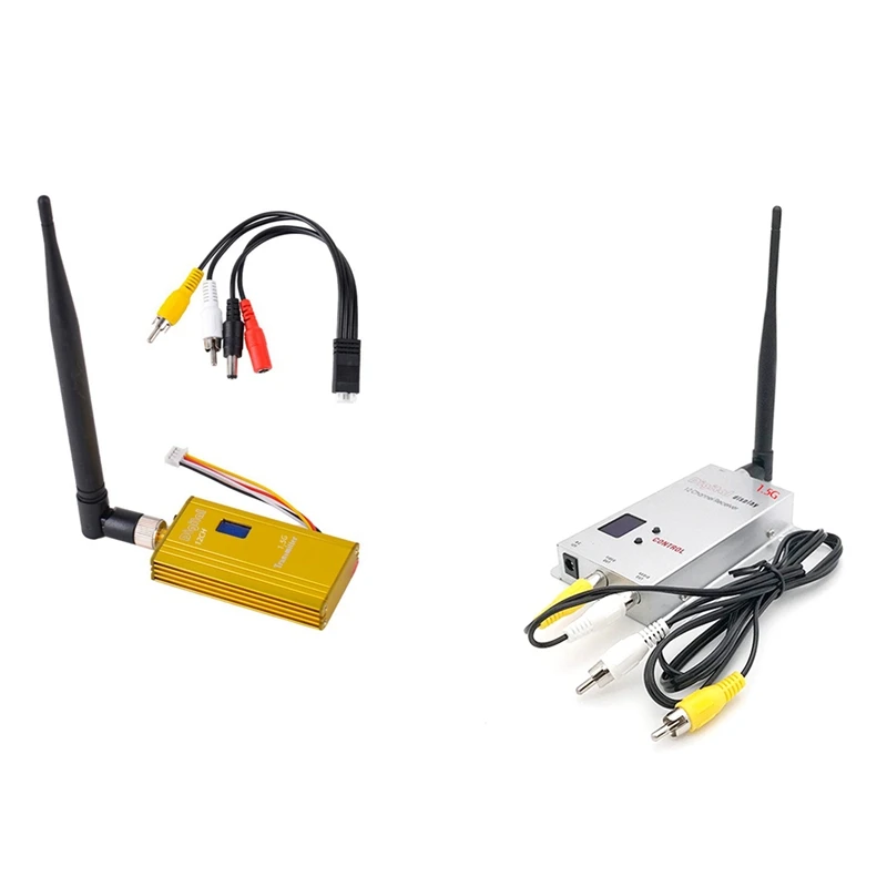 FPV 1.5G 1500Mw VTX+VRX Kit 12CH 1.4G/1.5G/1.6G Video Transmitter Receiver For FPV Long Range Drone