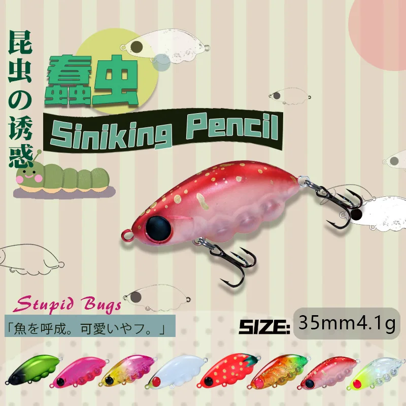 Swolfy Señuelos tipo lápiz para trucha y lubina – mini - imagen 4