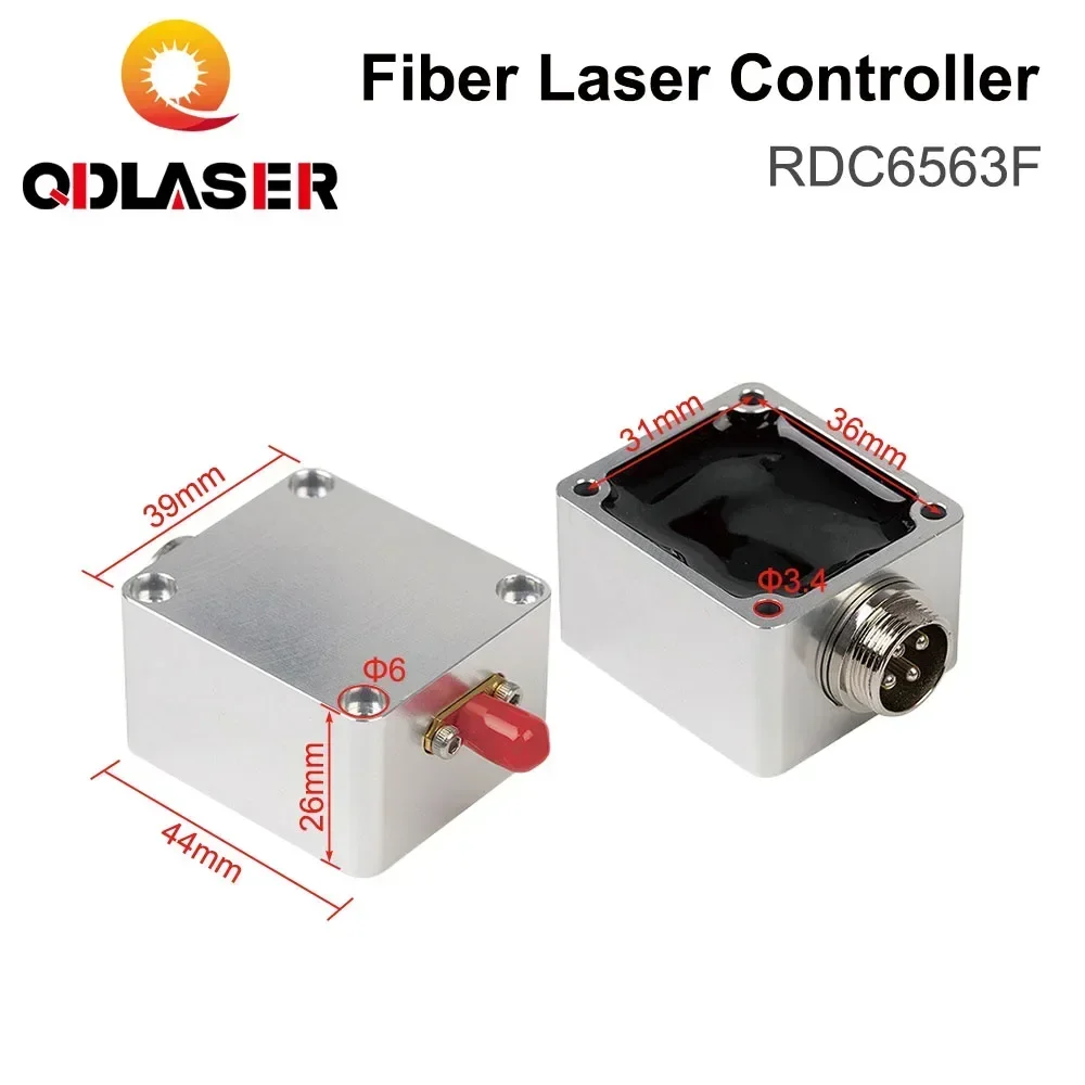 QDLASER Ruida RDC6563FG 3-осевая система управления с автоматической калибровкой 1064 нм машина для резки оптоволокна для машины маркировки волокна