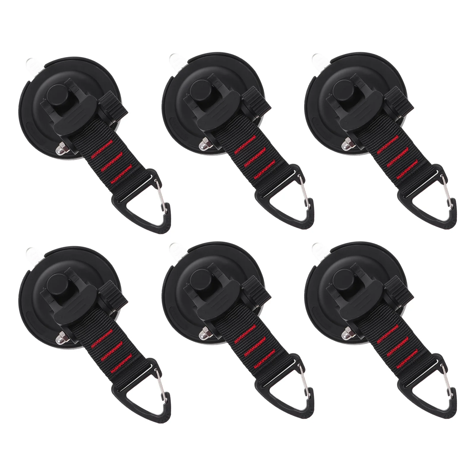 

6Pcs Heavy Duty Suction Anchor Strong Suction Cups Rotating Hooks Car Awning Rv Boat Camping Tie Down Sucker Hooks Heavy Duty