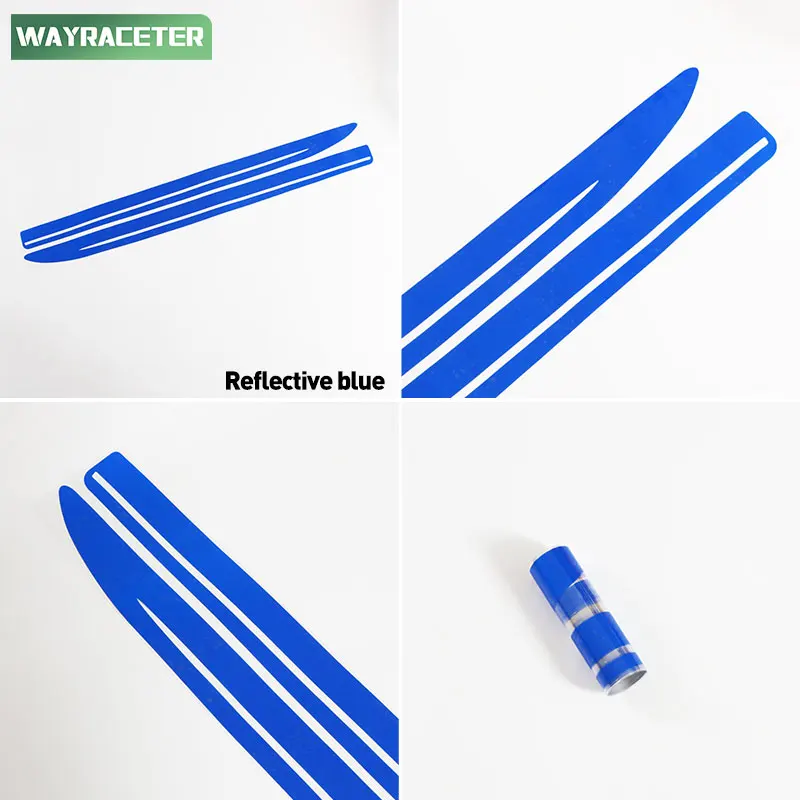 2 Pcs/Set Door Side Stripes Sticker Carbon Fiber Vinyl For Porsche 911 992 2026 2025 2024 Carrera 4S Convertible Accessories