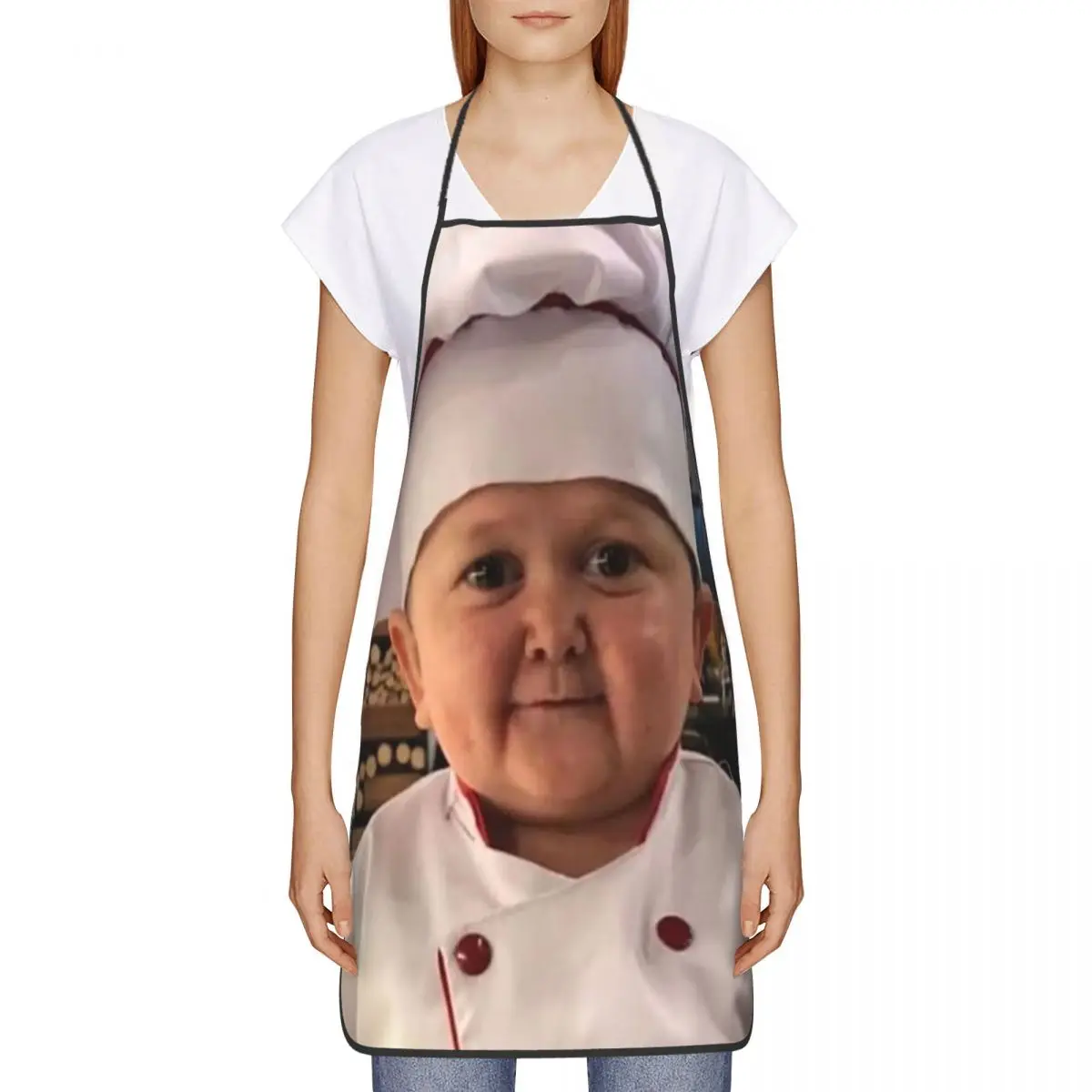 Funny Hasbulla Cooking Master Bib Aprons Men Women Unisex Kitchen Chef Tablier Cuisine for Cooking Baking Gardening