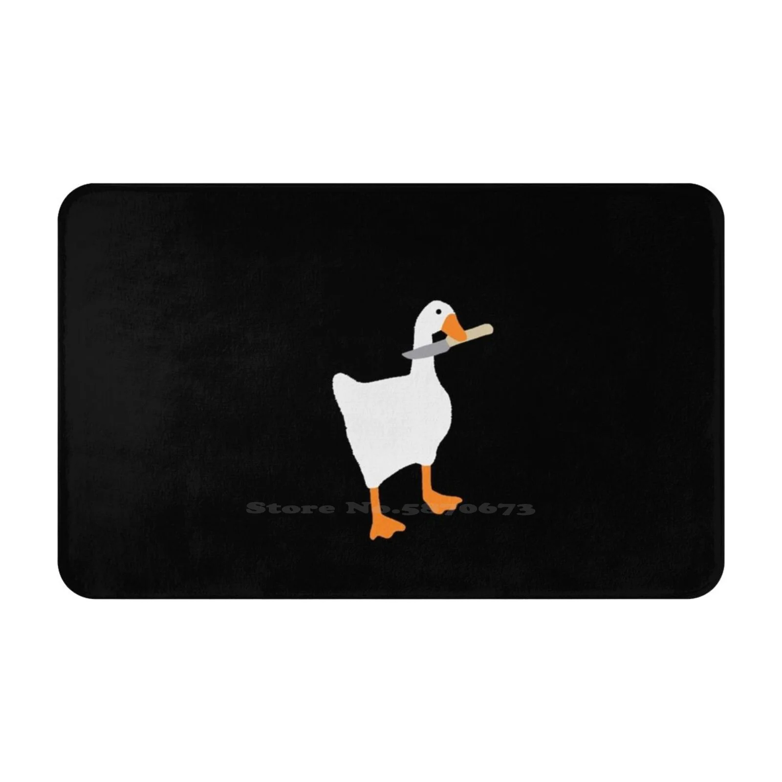 Untitled Goose Game Sticker 2 Comfortable Door Mat Rug Carpet Foot Pad Vsco Dank Meme Jschlatt Smplive Callmecarson Video Games