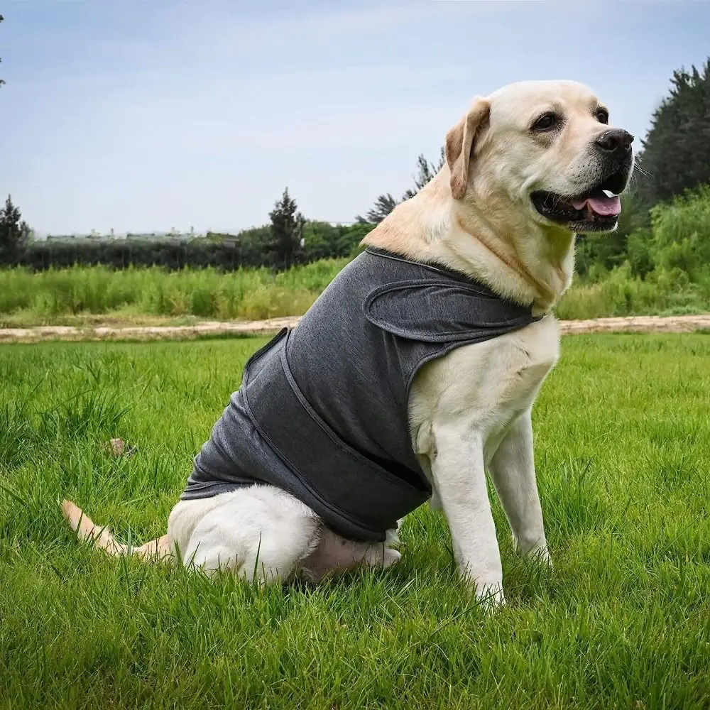 Practical Breathable Dog Anxiety Jacket Soft Adjustable Anti Anxiety Pet Coat Comfortable Warm Dog Soothing Clothes Outdoor