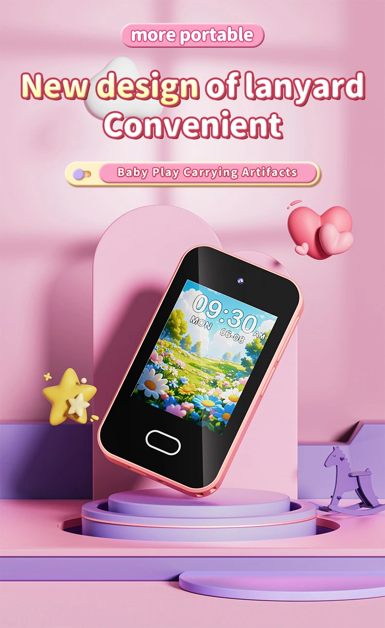 Cross-border New High-Definition Children's Mini Mobile Camera Children's Early Learning Device Multi-Functional Flip Camera for