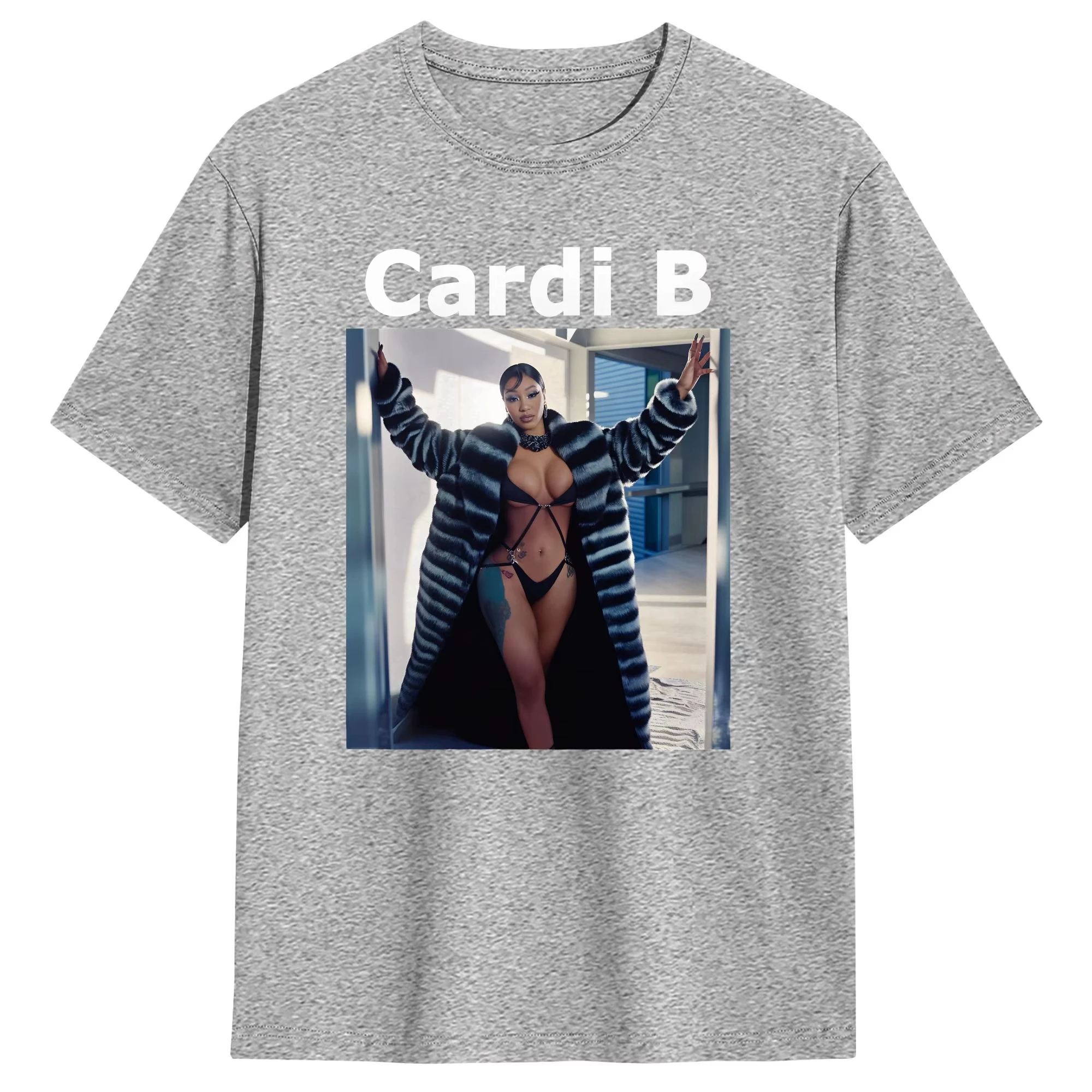 2026 Cardi B Like What Freestyle Hot T-Shirt Summer Cotton T Shirts for Adult Casual Tshirt Short Sleeve Streetwear Tops Ins Y2k
