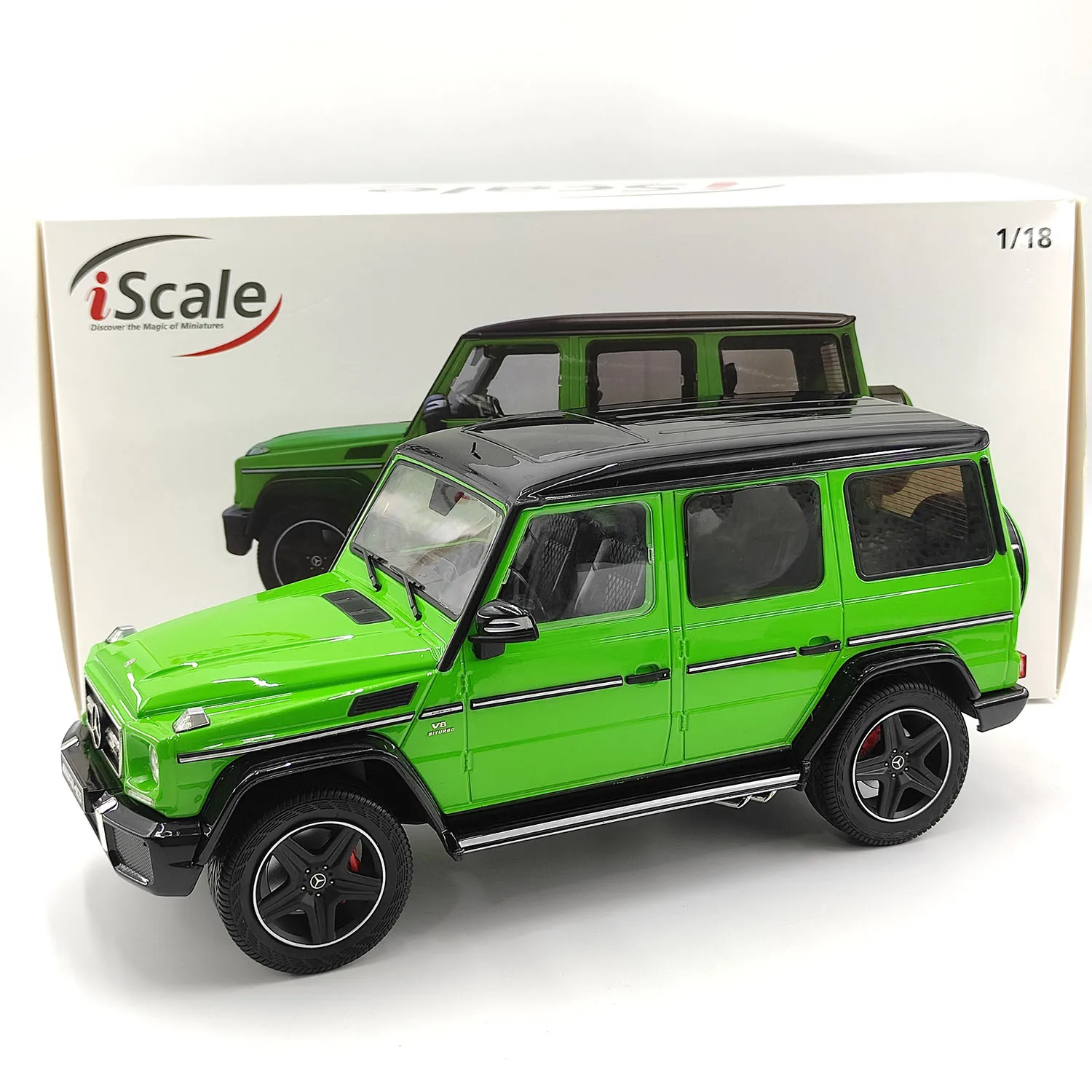 

Литой под давлением Iscale, масштаб 1:18, Mercedes-AMG G 63, модель автомобиля из сплава, Коллекционная игрушка, подарок, сувенир, демонстрационный орнамент
