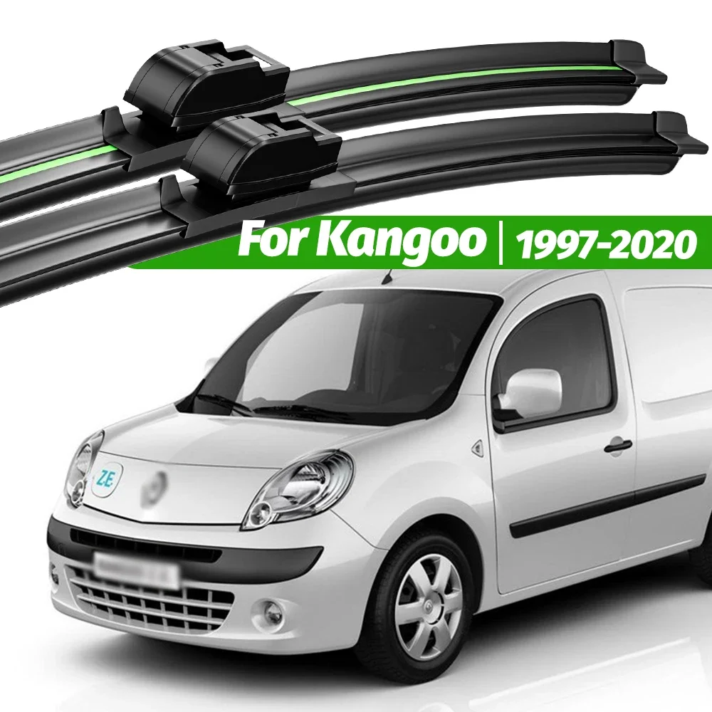 

For Renault Kangoo 1 2 1997-2020 2pcs Front Windshield Wiper Blades 1998 2000 2007 2008 2013 2019 Windscreen Window Accessories