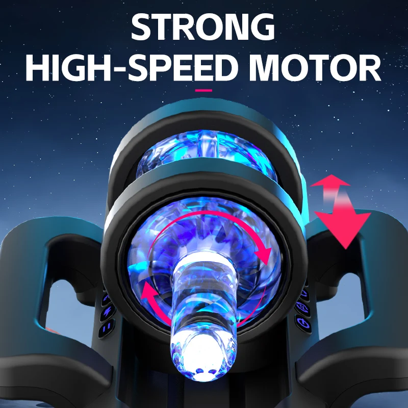 HeartCaptor Electric Male Masturbator Cup Automatic Telescopic Thrusting Handsfree Adult Toy - Details 5