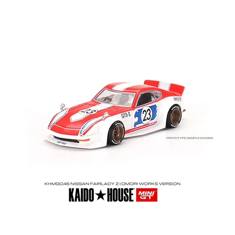 

MINIGT+KAIDO 1:64 Model Car Fairlady Z Kaido GT Omori Works Alloy Die-Cast Vehicle #KHMG046