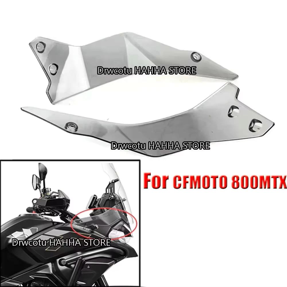For CFMOTO 800MT-X 800MTX CF800-11A 1000MT-X Motorcycle Front Side Window Side Windshields Air Deflectors Widening Kit