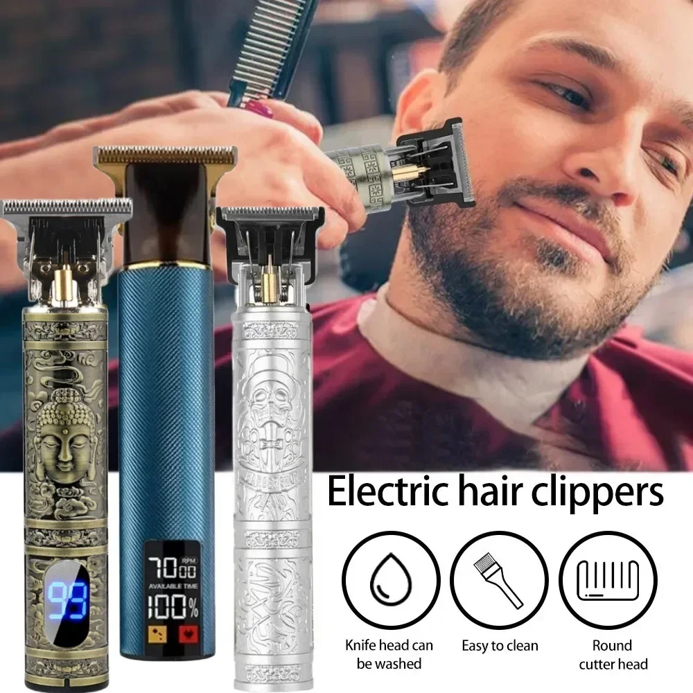 2026 Hot Professional Hair Trimmer USB Rechargeable Hair Clipper for Men Haircut Hair Cutter Barber Machine Men Trimmer Shaver