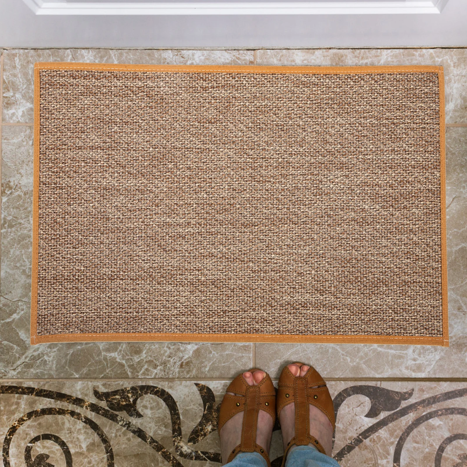 

Non-Skid Bathroom Floor Mat Water Absorbent Bath Mat Home Living Room Bedroom Cushion Anti-Slip Floor Pad