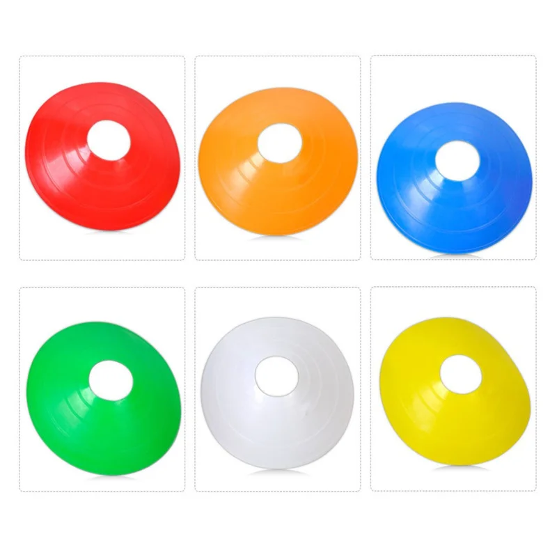10Pcs Fußball Disc Kegel Set Fußball Agility Training Untertasse Kegel Marker Discs Multi Sport Training Raum Kegel Zubehör – Detail 8