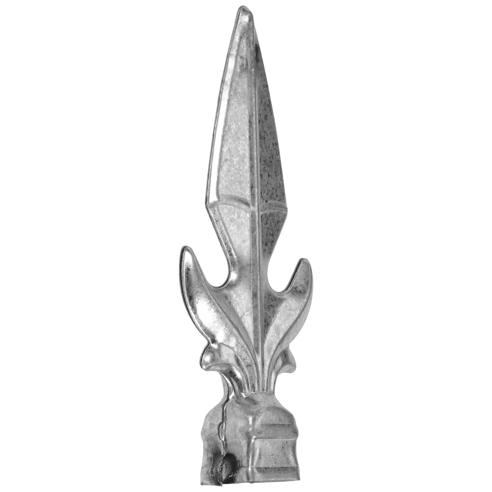 

Iron Fence Decorative Post Tops Pointed Shape Finial Pointed Shape Metal Gate Fence Topper Outdoor Garden Border