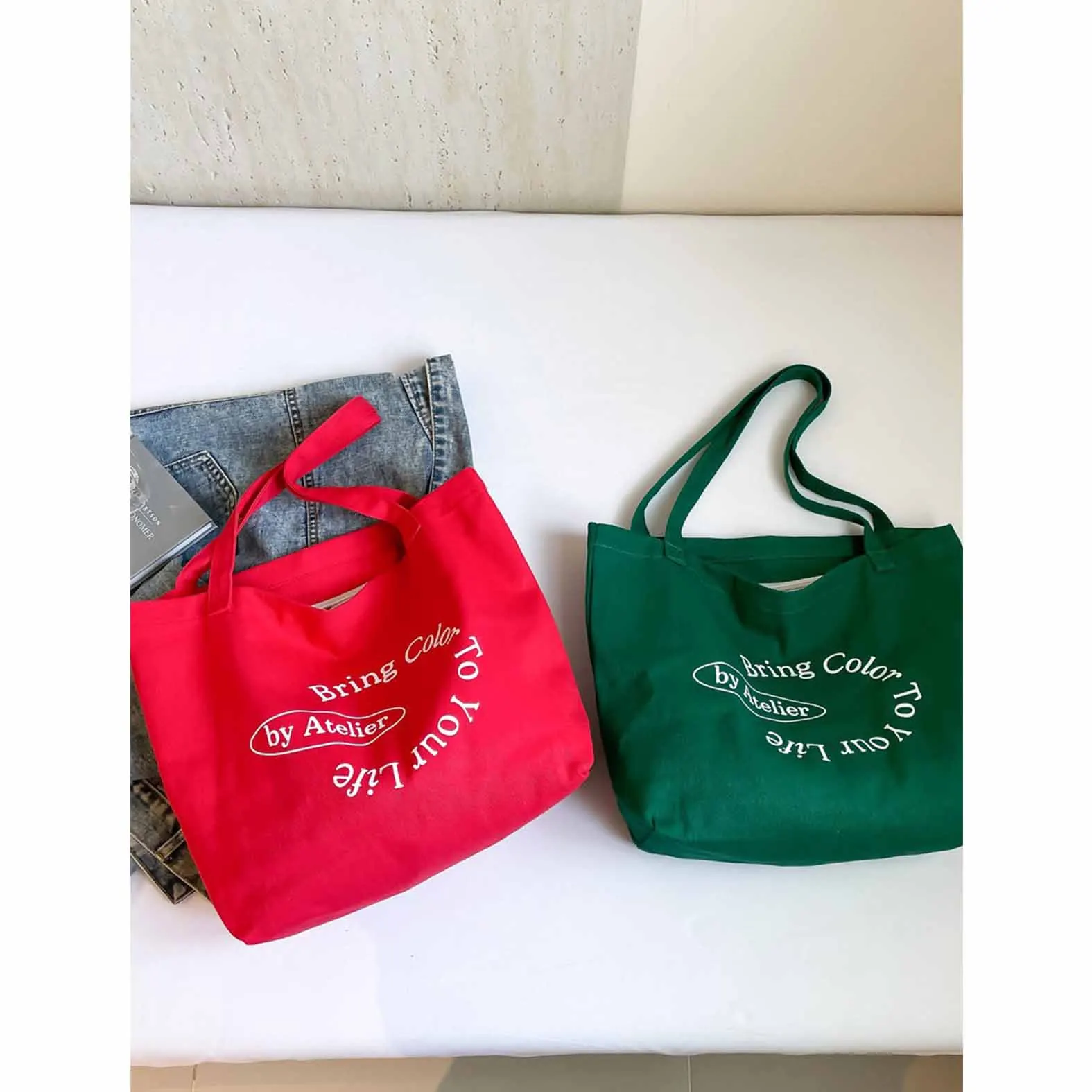 حقيبة قماش عصرية بتصميم متخصص حقيبة حمل نسائية 2025 حرف جديد للتنقل حقيبة كتف ذات سعة كبيرة #5