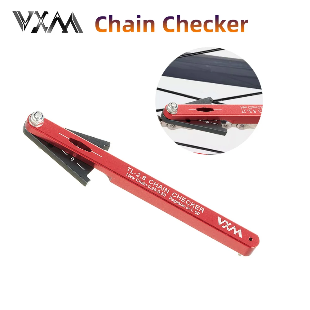 

VXM MTB Bicycle Chain Wear Indicator Tool Chain Checker Kits Multi-Functional Chains Gauge Measurement For Mountain Road Bike