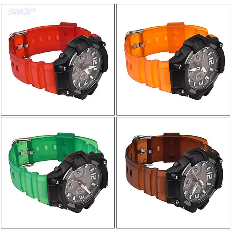 Resin Strap for Casio MCW-100H/110H/W-S220/HDD-S100 WV-200/AE-2000/2100 TPU Silicone Sport Waterproof Wrist Bracelet Watch Band