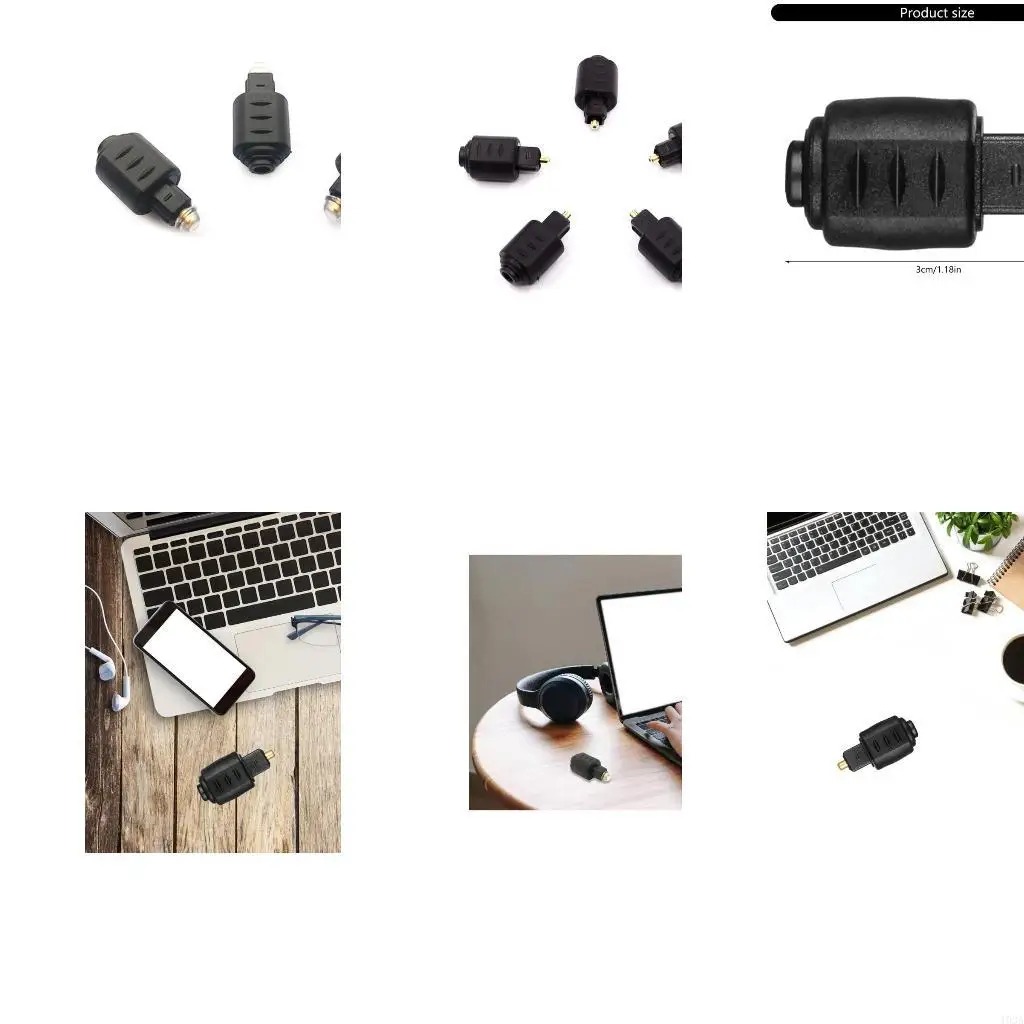 193A Optical Auditory Converter Mini 3.5mm To Toslink Enhances Auditory
