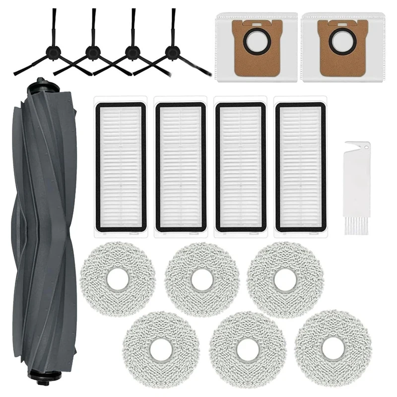 

For Dreame L20 Ultra Robot Vacuum Replacement Parts Main Side Brush Hepa Filters Mop Cloths Dust Bags Accessories