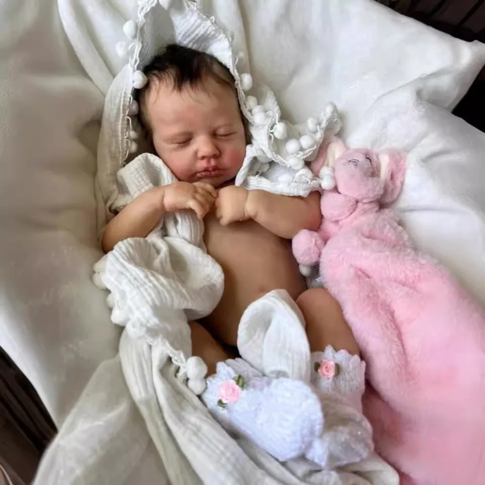 

48Cm simulation Reborn doll full glue Reborn doll Reborn doll