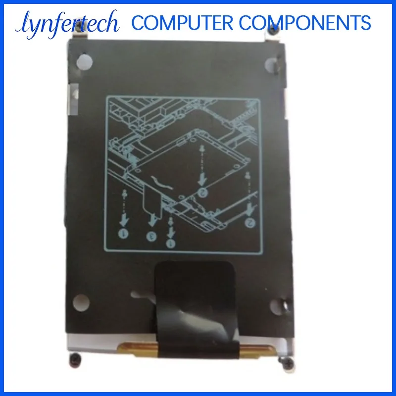 For HP 2560P 2570P Laptop Hard Drive Caddy Bracket Mounting Frame Net Rack Support Replacement Part Notebook Repair Accessories