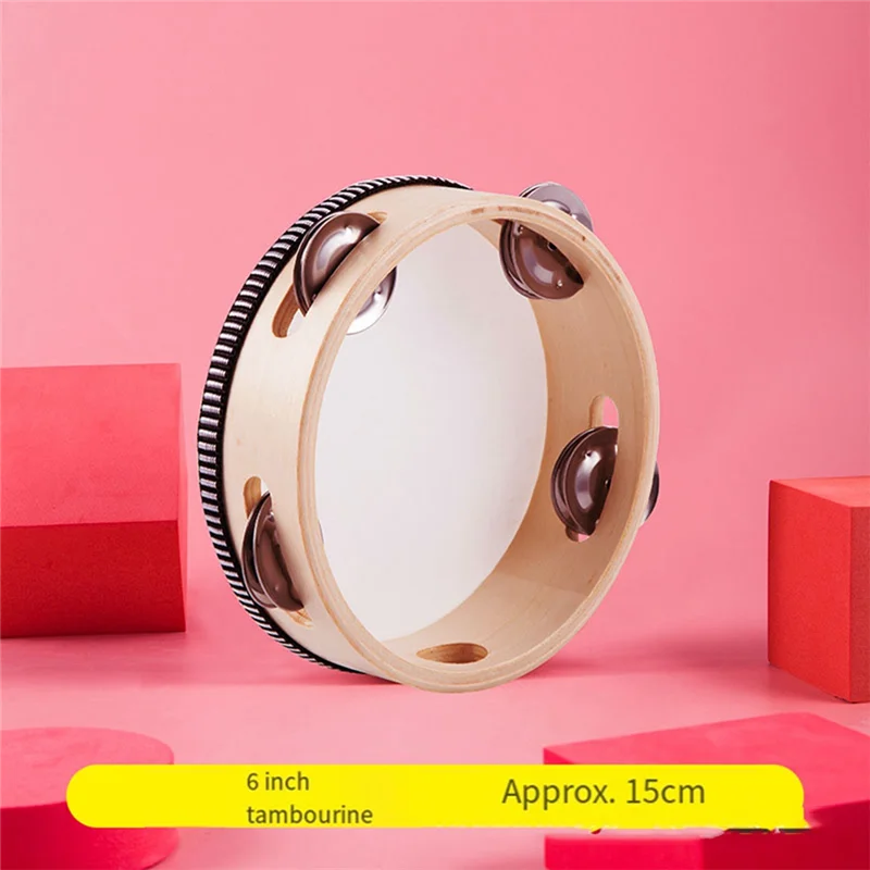 

TURE 10 Pcs Musical Tambourine Tambourine Drum Round Percussion Gift For KTV