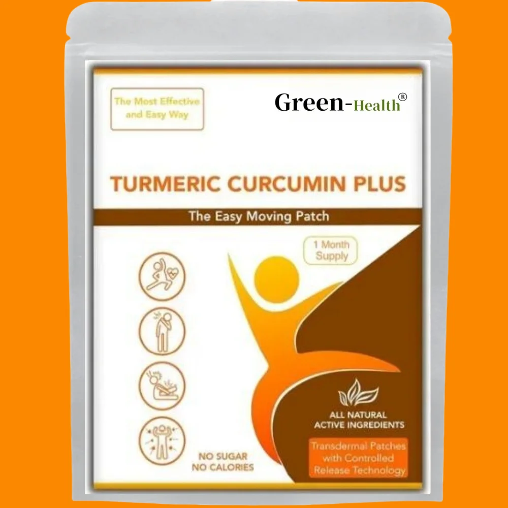 

Turmeric Curcumin Transdermal Patches 30 Patches One Month Supply– USA Made