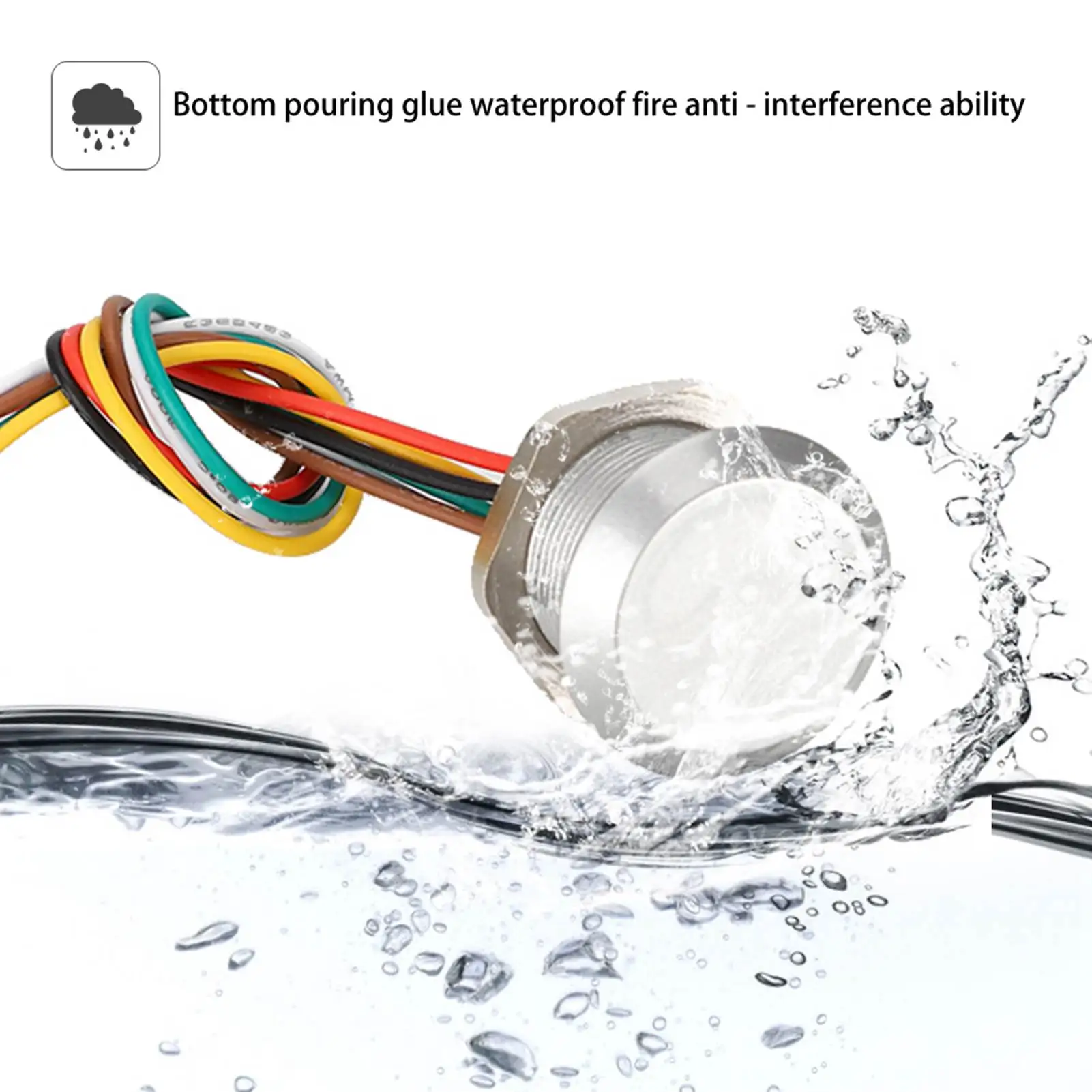 ZK40 Mini RFID Controller Embedded Waterproof Access Control Reader Wiegand26/34 Interface