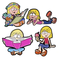 Cartoon Emaille Pin Meisje Broches Voor Vrouwen Reversspeldjes Badge Op Rugzak Kostuum Accessoires Mode Sieraden Geschenken Voor Vrienden