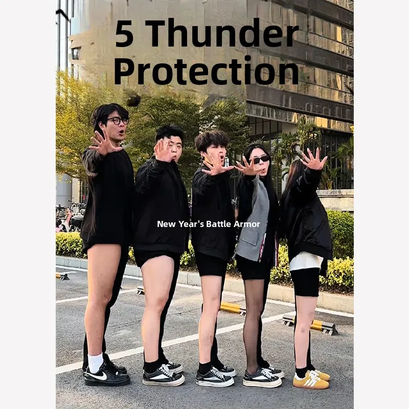 

Cleanfit Men's Bla Bell Bot Jeans Straight Leg Slim Fit High Street Vibe Youthful Trend Polyester Fiber Spring Season