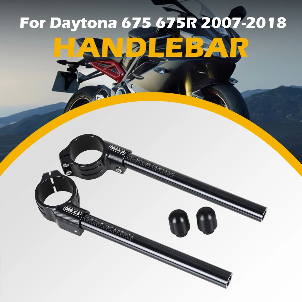 

7 Degree 0 Degree 50MM/Motorcycle Handlebar Clip-Ons Fork Clip ons For Triumph Daytona 675 675r 2007-2018