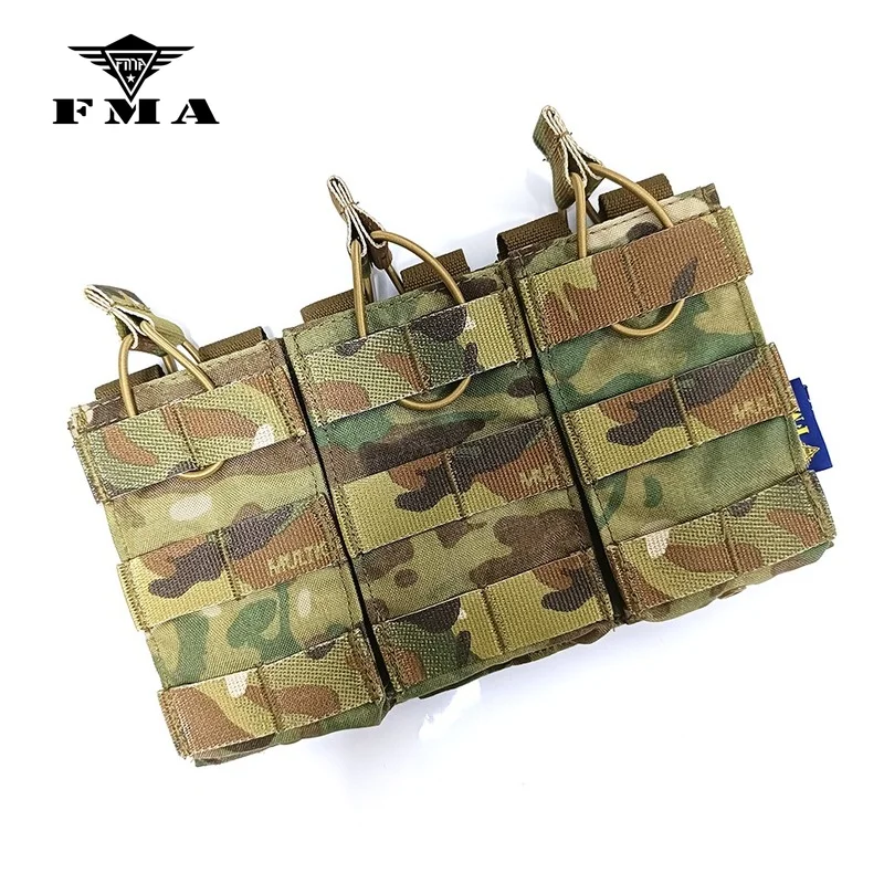 

FMA Triple Molle 556 Magazine Pouch Tactical Pouches MOLLE Vest Trigeminy Storage Bag Free Shipping