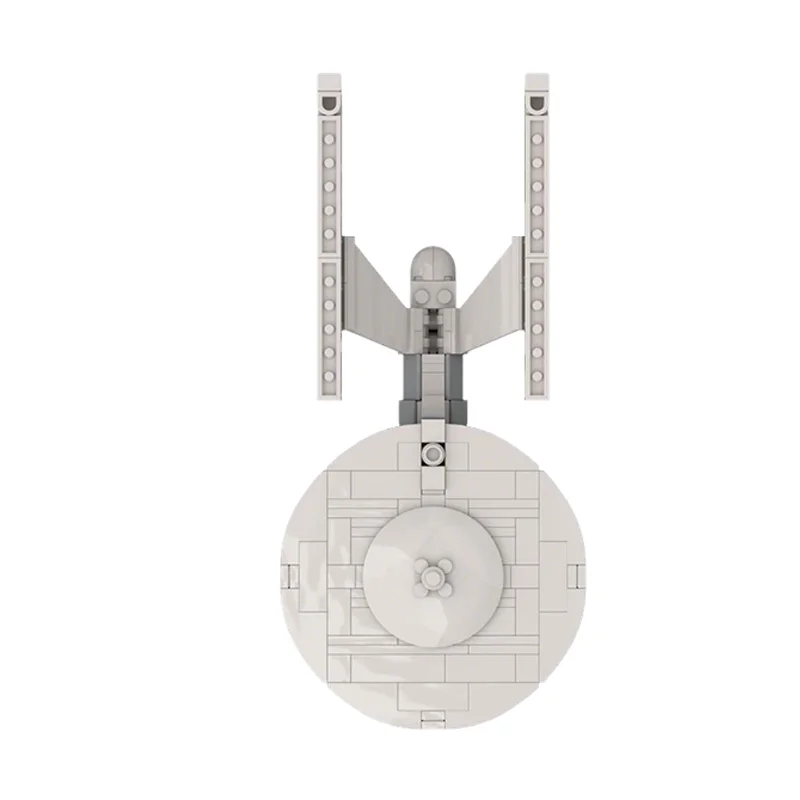164-teiliges MOC Space Star Trek Constitution-Klasse TMP Modellbausatz Weihnachtsgeschenk Konstruktions-DIY-Spielzeug Kreative Idee