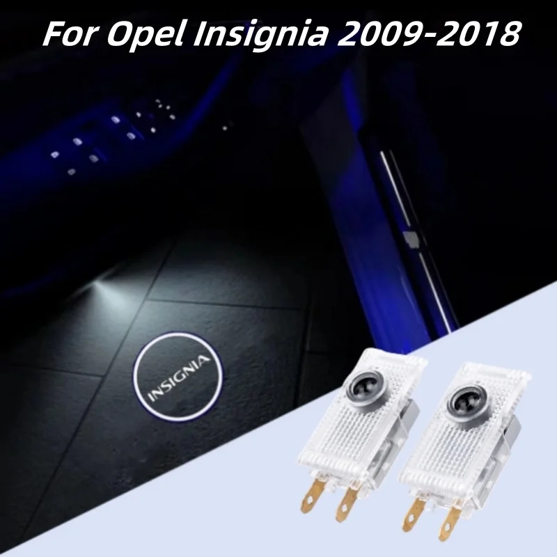 

2pcs Car Door Welcome Lights Courtesy Projector Ghost Shadow Lamp LED Decoration lamp Accessories For Opel Insignia 2009-2018