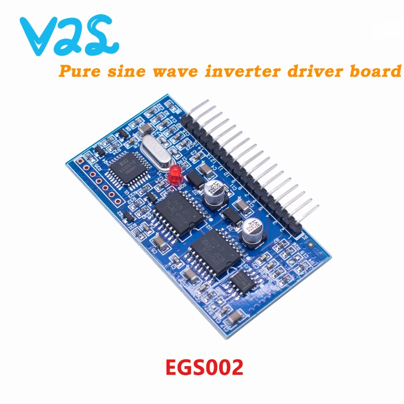 5V DC-AC Pure Sine Wave Inverter SPWM Driver Board EGS002 12Mhz Crystal Oscillator EG8010 + IR2113 Driving Module LCD