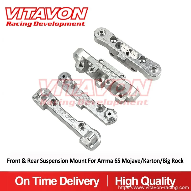 Vitavon CNC Alu7075 Front & Rear Suspension Mount For Arrma 6S Mojave/Karton/Big Rock BLX