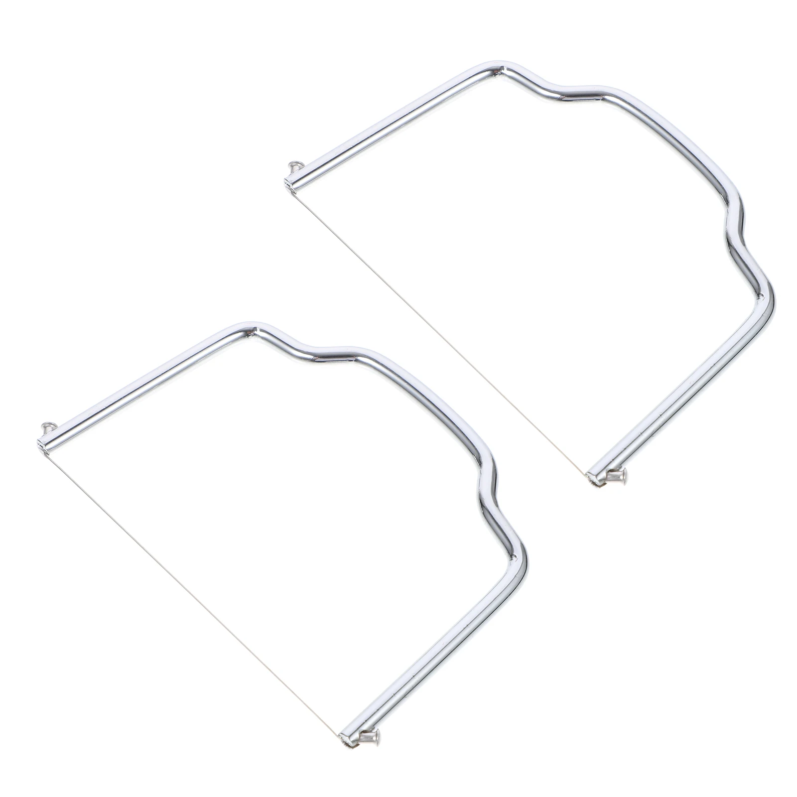

2pcs Cheese Splitter Cake Slicer Stainless Steel Butter Knife Fruit Baking Tool Kitchen Utensil Wire Cutting