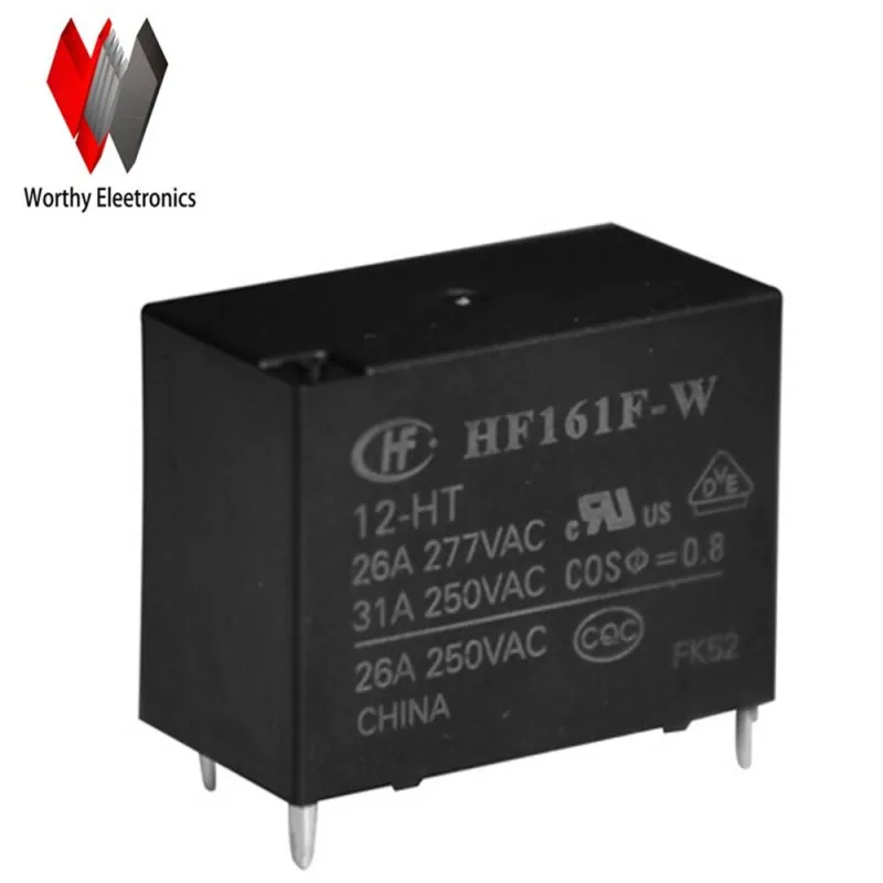 

Free shiping wholesale 10pcs/lot relay HF161F-W-12-HT