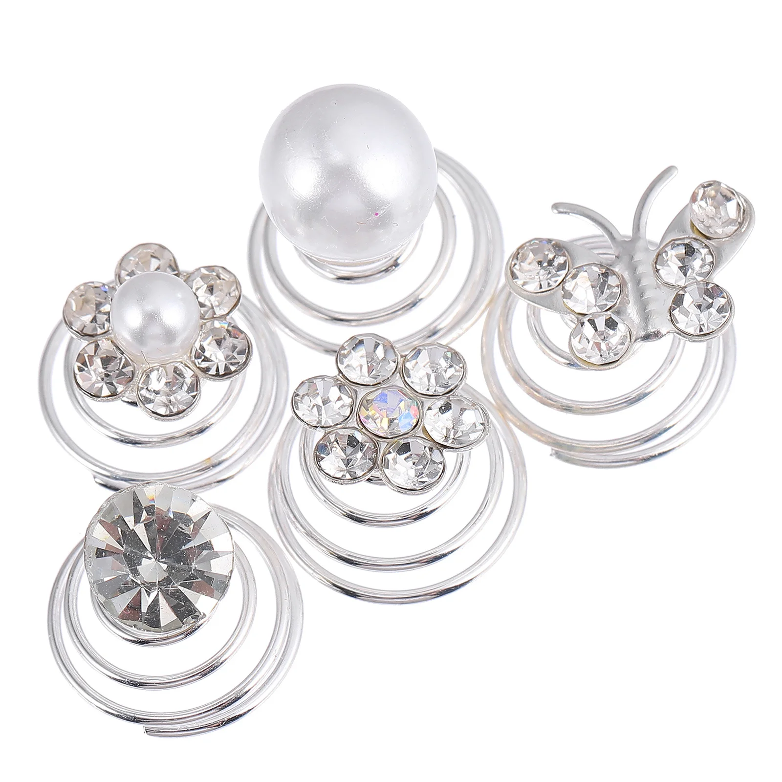 

60 шт., заколки для волос с жемчугом, спиральные спирали для волос, свадебные аксессуары для женщин, элегантные заколки для волос, подарочный набор, свадебная заколка