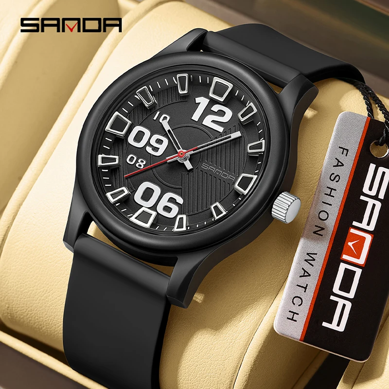 SANDA 3252 Suitable for Sports and Life is a Gift for Frien Fashion and Simple Student Quartz Watch Popular Style Waterproof