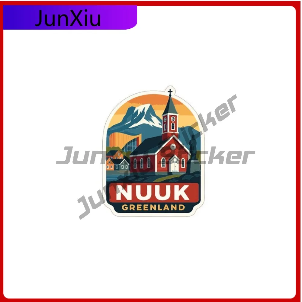 

Nuuk Greenland City Vacation Sticker Vinyl Scratch-proof Decal Accessories Stickers Windshield Bumper Truck Hood Decal For Car