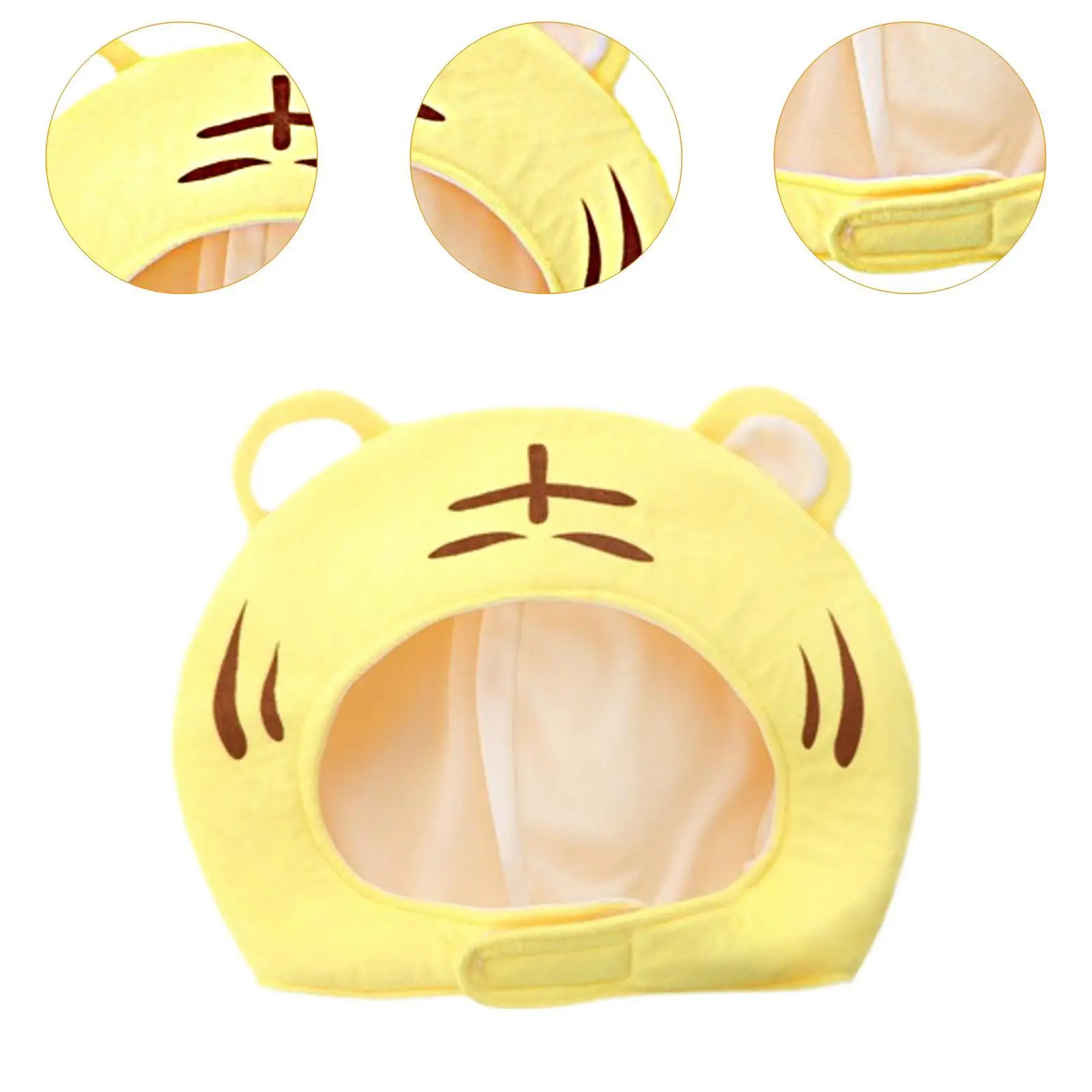 Animal Costume Hat Head Cover Tiger Headgear for Party Photography Prop Holiday