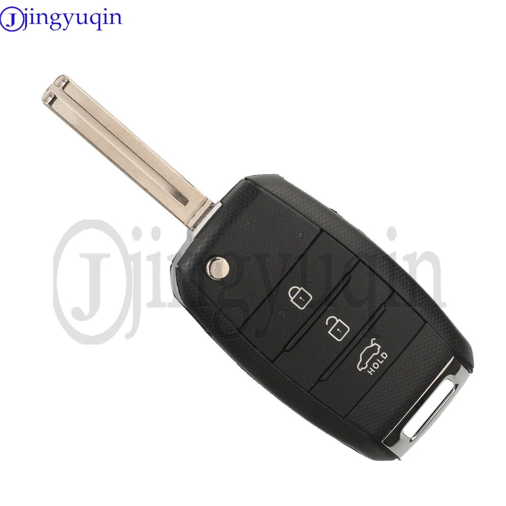 jingyuqin 3 Buttons 433mhz FSK 4D60 Chip Car Remote Key Fob For Kia Sportage k5 Auto Control Key Fob