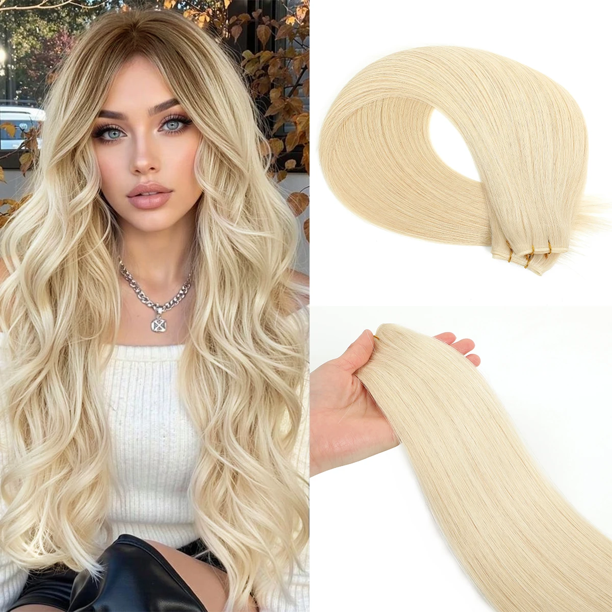 

Наращивание волос Loveline 15A Genius Weft, бесшовные пряди из натуральных человеческих волос Remy, двойной слой, комфортно носятся, для профессионального использования