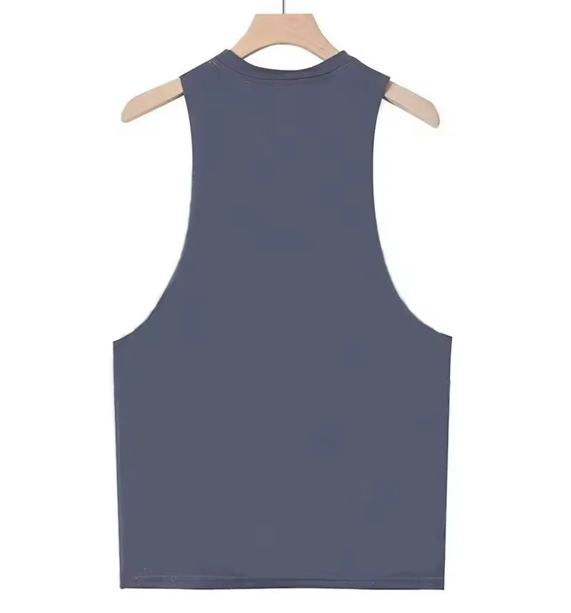 2025 Summer fitness Tank Top Men Fashio Comfortable Printed Loose tops Retro Style Sports Leisure Sleeveless vest Men sportswear image 6
