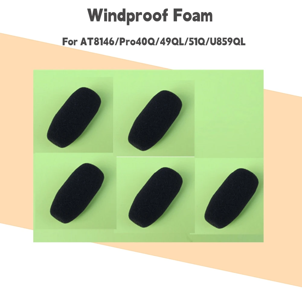 

For AT8146/Pro40Q/49QL/51Q/U859QL Windproof Foam Gooseneck Conference Microphone Foam Accessories